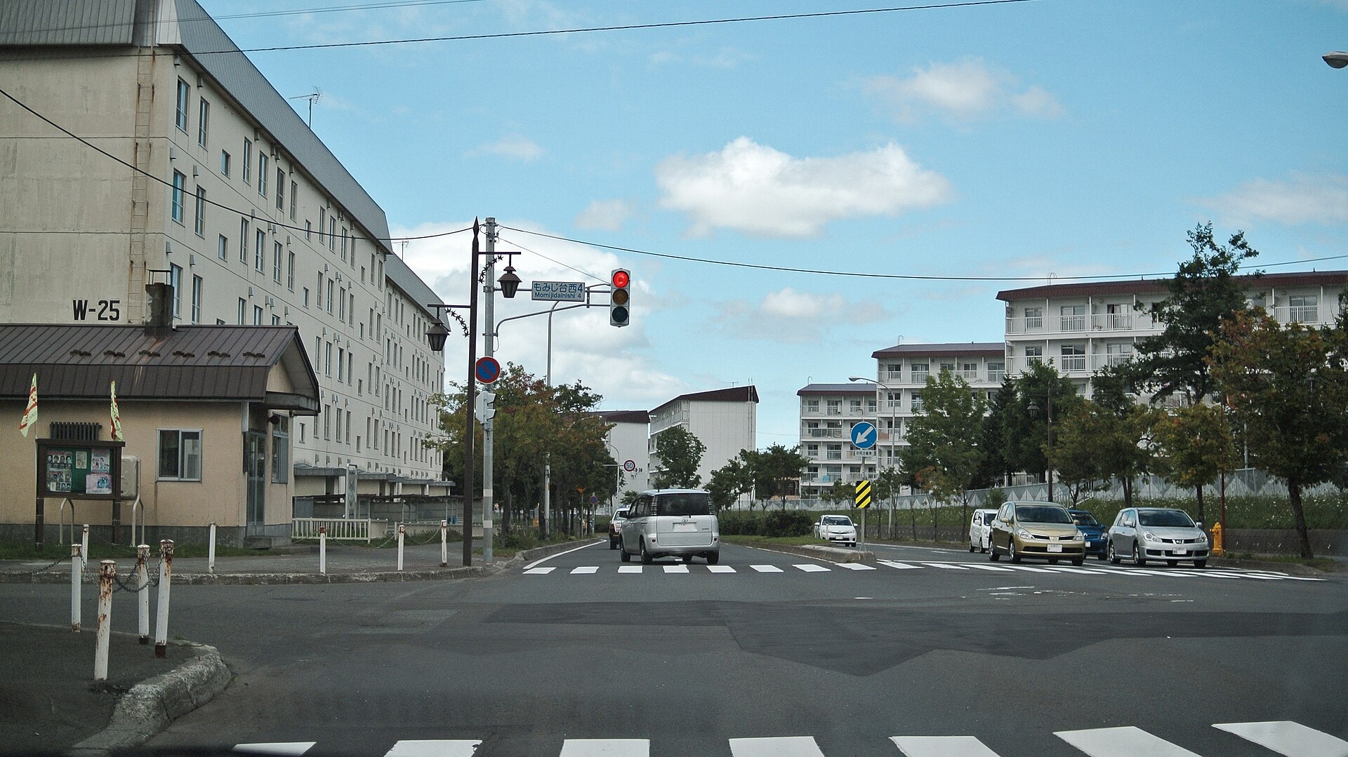 札幌市厚別区もみじ台の街並み
