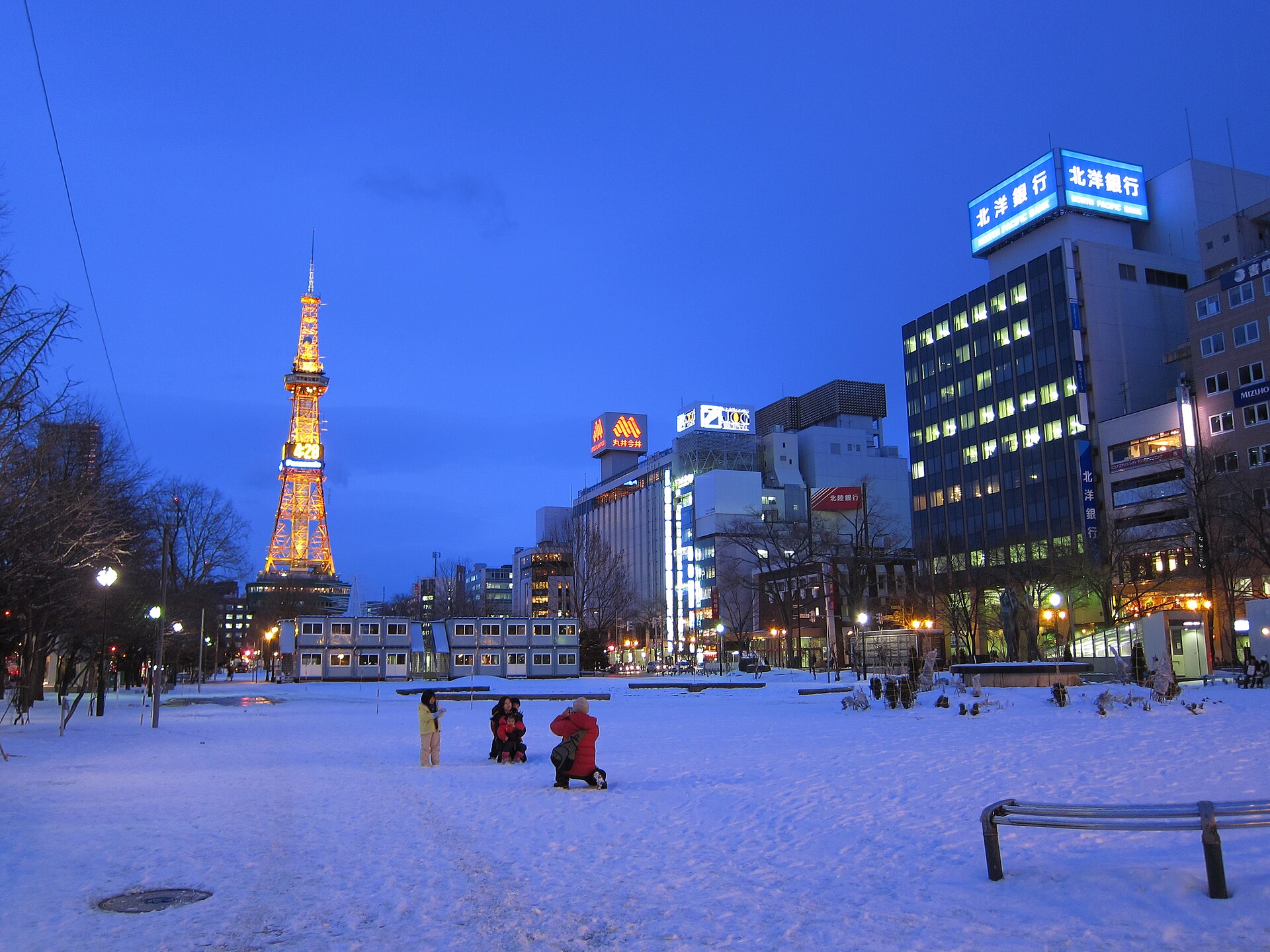 大通公園から見たさっぽろテレビ塔